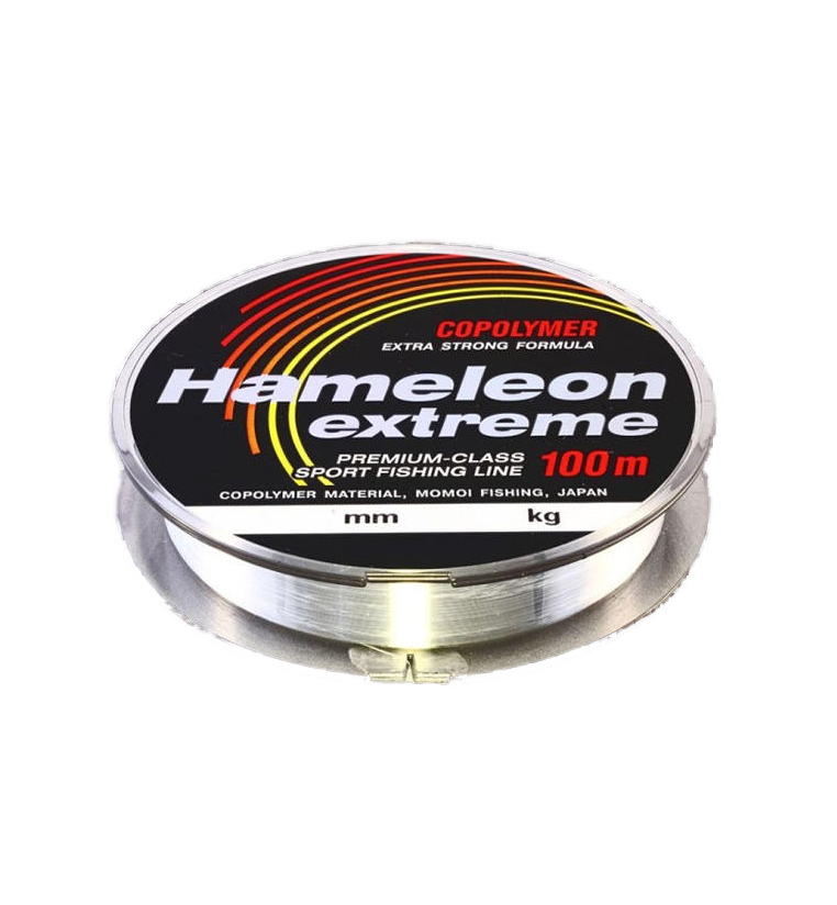 Леска монофиламентная Momoi Hameleon Extreme 0,26мм/100м 7,5кг прозрачная. Фото №2
