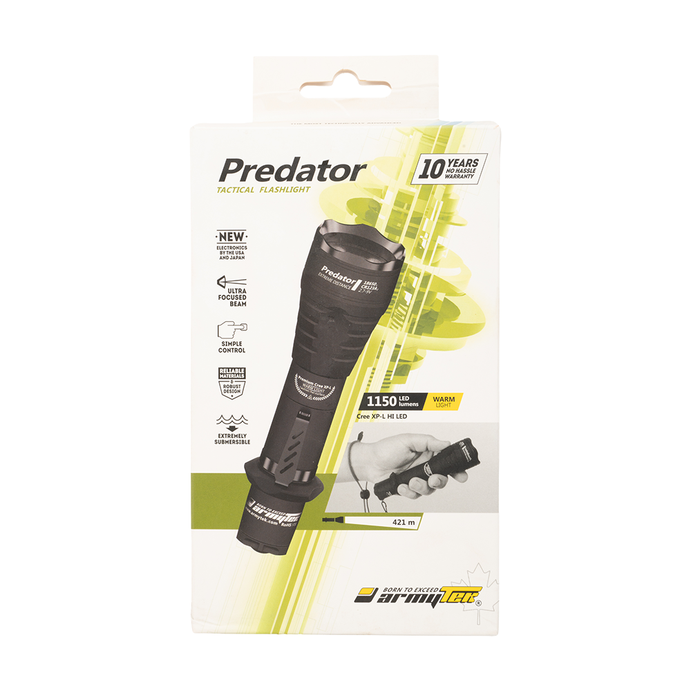 Фонарь Armytek Predator XP-L High Теплый. Фото №9 Фонарь Armytek Predator XP-L High Теплый. Фото №9