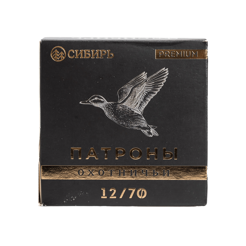 Патрон СИБИРЬ PREMIUM 12/70 охотничий дробовой 34г №00 (пачка 25 шт) (в коробке 250шт). Фото №5 Патрон СИБИРЬ PREMIUM 12/70 охотничий дробовой 34г №00 (пачка 25 шт) (в коробке 250шт). Фото №5