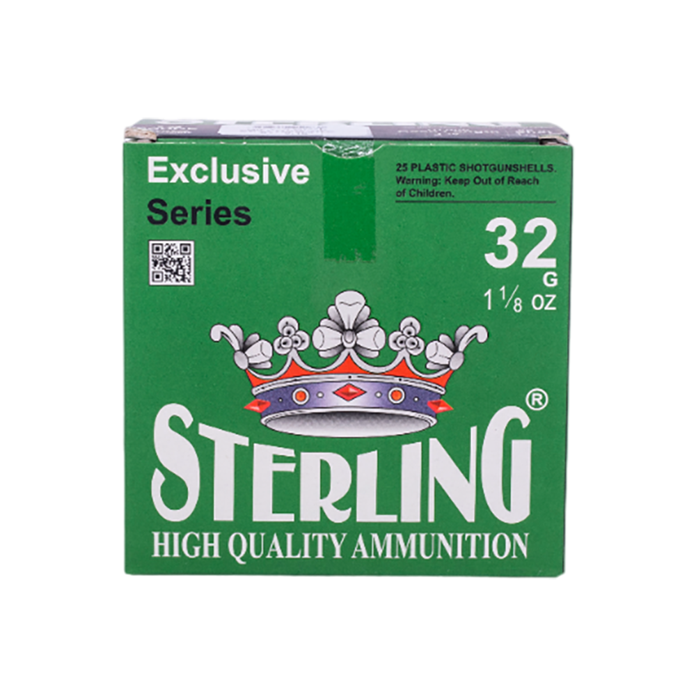 Патрон STERLING 12/70 № 7 32 гр. (в пачке 25 шт.). Фото №1 Патрон STERLING 12/70 № 7 32 гр. (в пачке 25 шт.). Фото №1