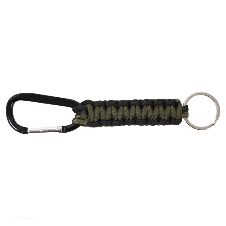 Брелок для ключей с карабином из парашнура (розовый). Фото №2