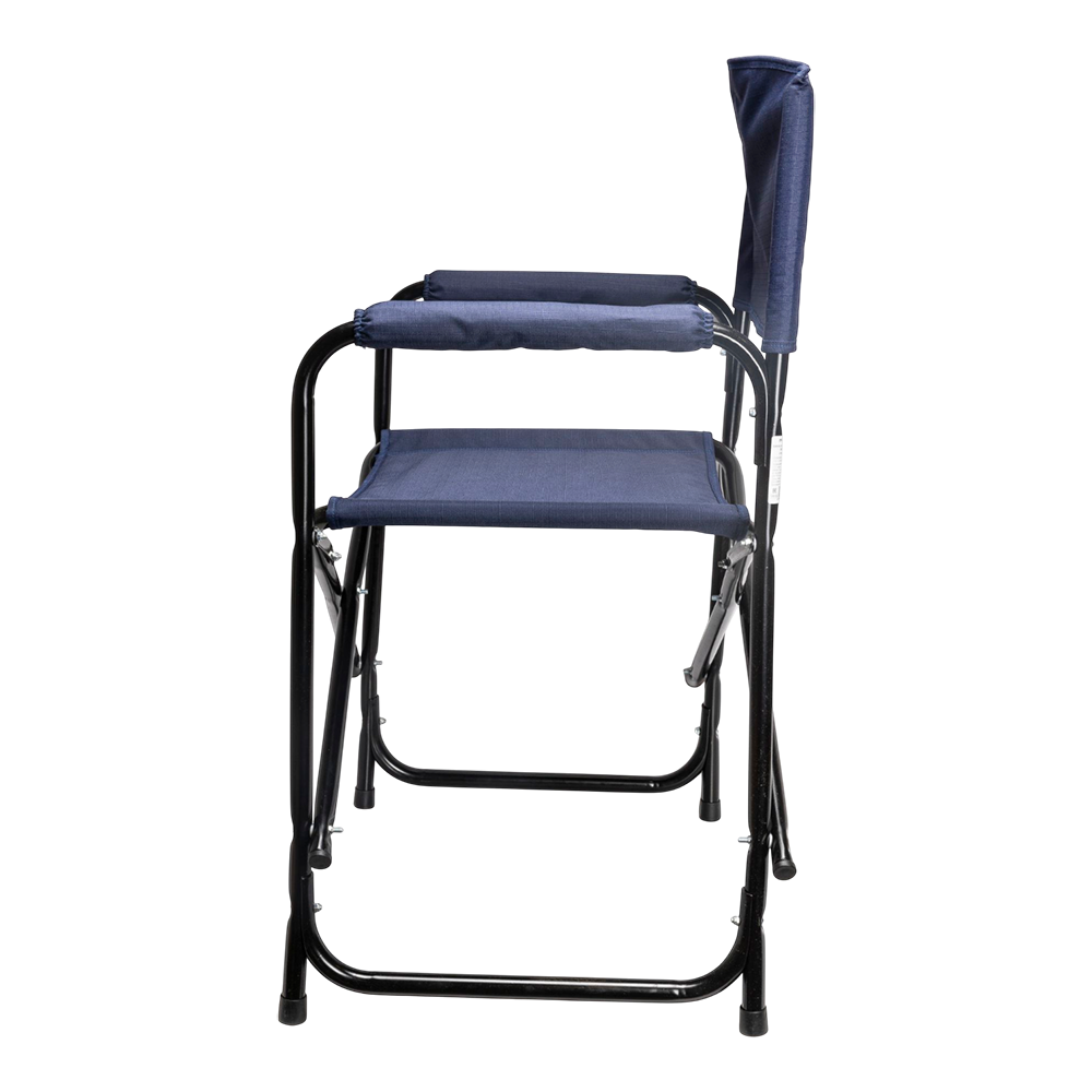 Кресло складное "СЛЕДОПЫТ" 585х450х825 мм, сталь 20 мм, синий. Фото №3 Кресло складное "СЛЕДОПЫТ" 585х450х825 мм, сталь 20 мм, синий. Фото №3