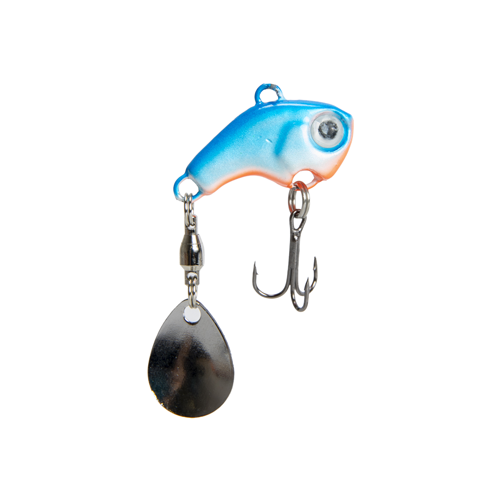 Тейл-спиннер Fish Hawk VIBEZ 10гр, цвет 07 голубой. Фото №2