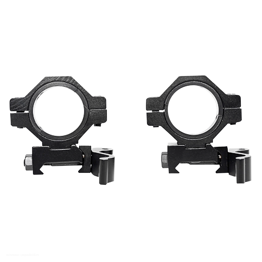 Кольца быстросъемные REMINGTON 30мм на Weaver низкие. Фото №1