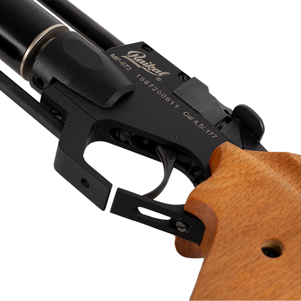 Пистолет пневматический МР-672-02 (спортивный с баллоном). Фото №2