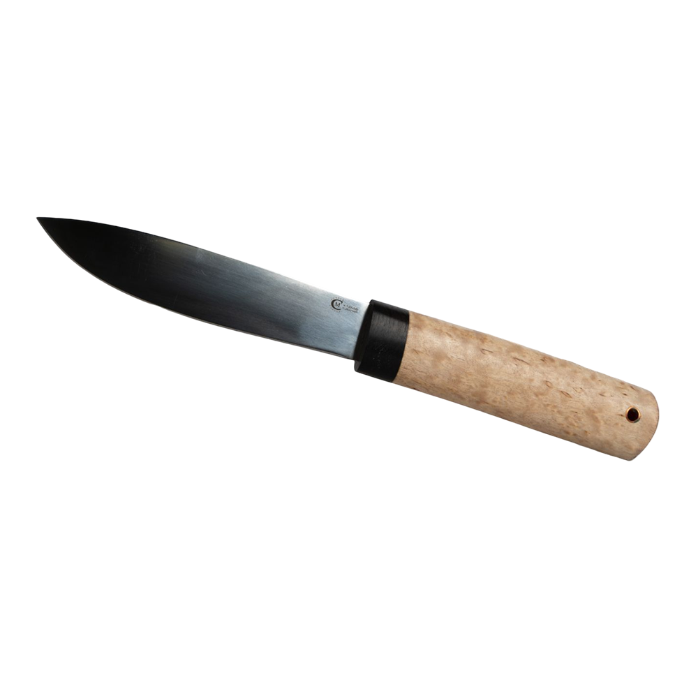 Нож МС Северный "Куница", клинок Х12МФ, кованный дол, карельская береза. Фото №1