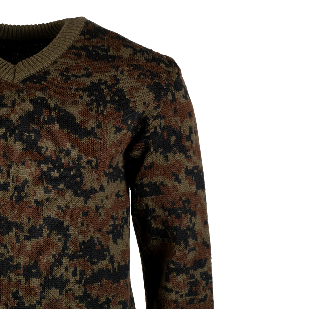 Джемпер п/ш V ворот (коричневый цифра), р. 46. Фото №6 Джемпер п/ш V ворот (коричневый цифра), р. 46. Фото №6