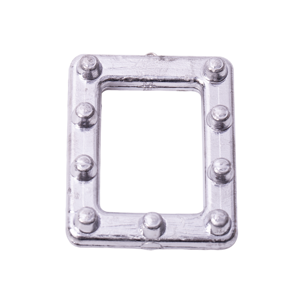 Груз "Рамка" с шипами и ушком 160гр.. Фото №2