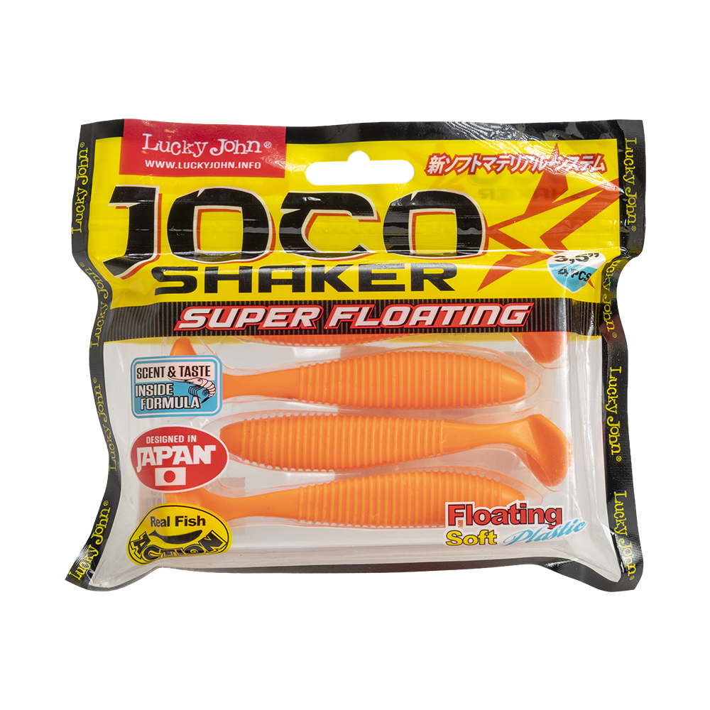 Виброхвост Lucky John Pro Series Joco Shaker 3,5" 89мм, (4шт. упак.) цвет F15. Фото №1 Виброхвост Lucky John Pro Series Joco Shaker 3,5" 89мм, (4шт. упак.) цвет F15. Фото №1