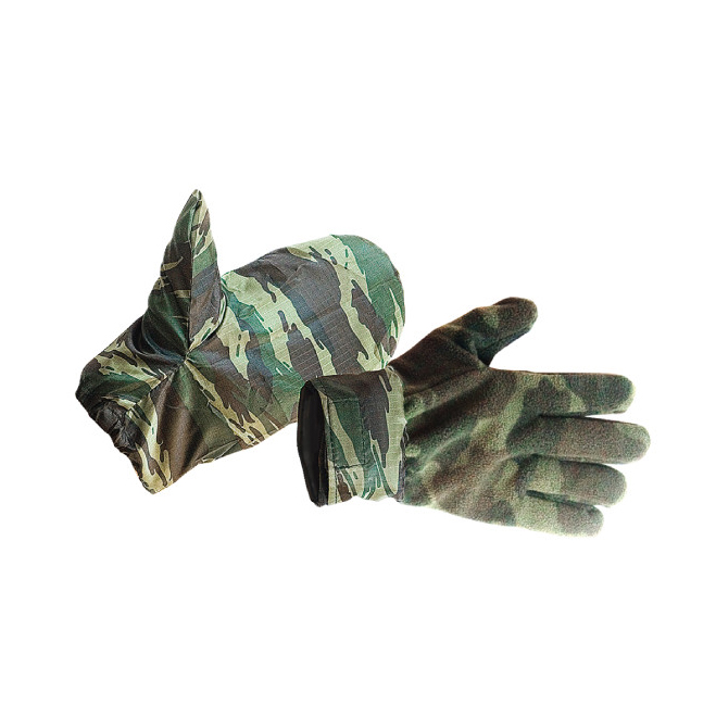 Перчатки "Рукавичка" (флис, зеленый) (Хольстер). Фото №2