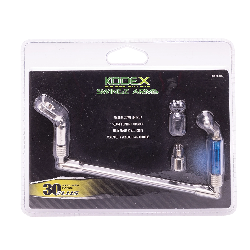 Индикатор поклёвки механический 30PLUS Viz Swingz Arm Blue. Фото №1