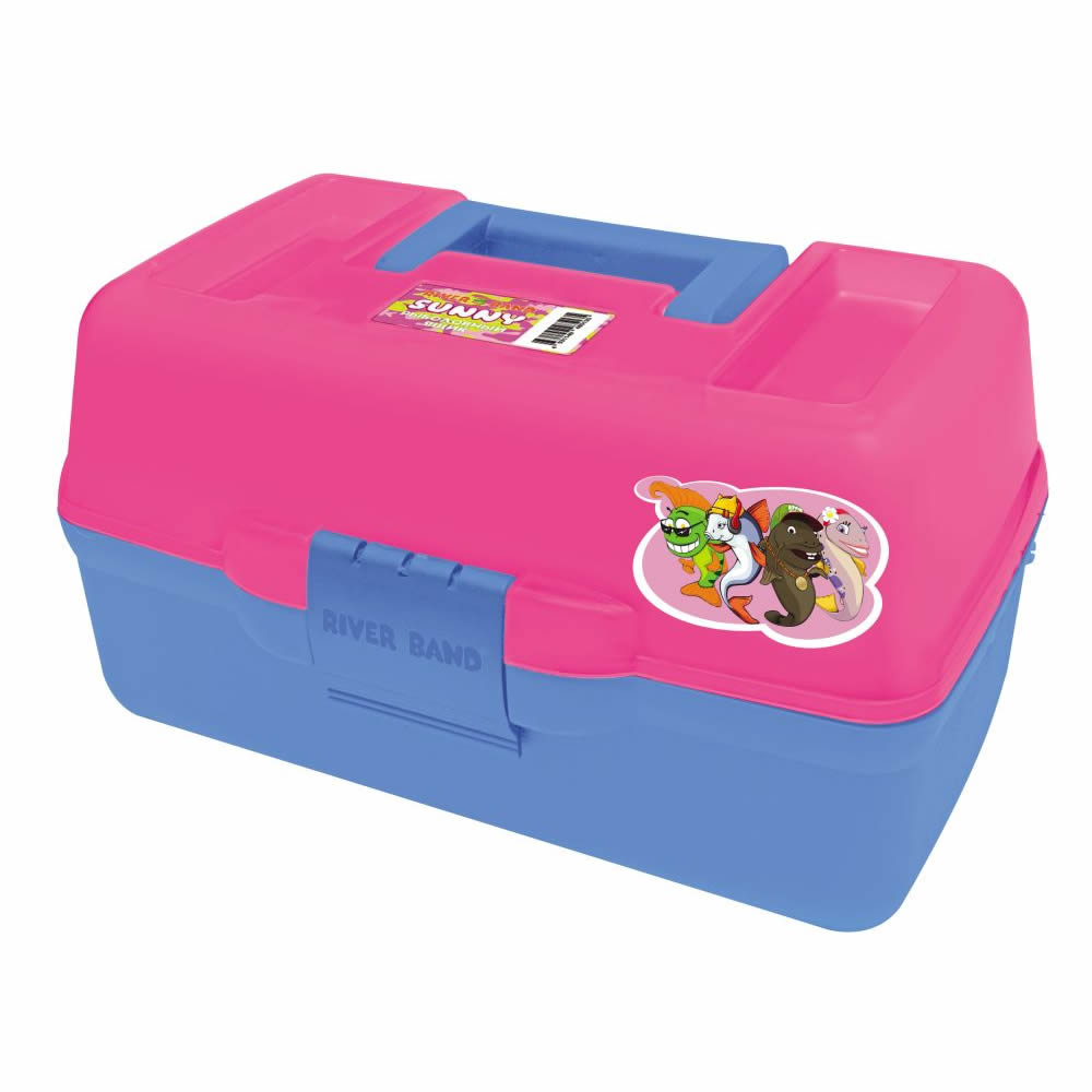 Ящик для приманок River Band Sunny (розовый/синий). Фото №2 Ящик для приманок River Band Sunny (розовый/синий). Фото №2