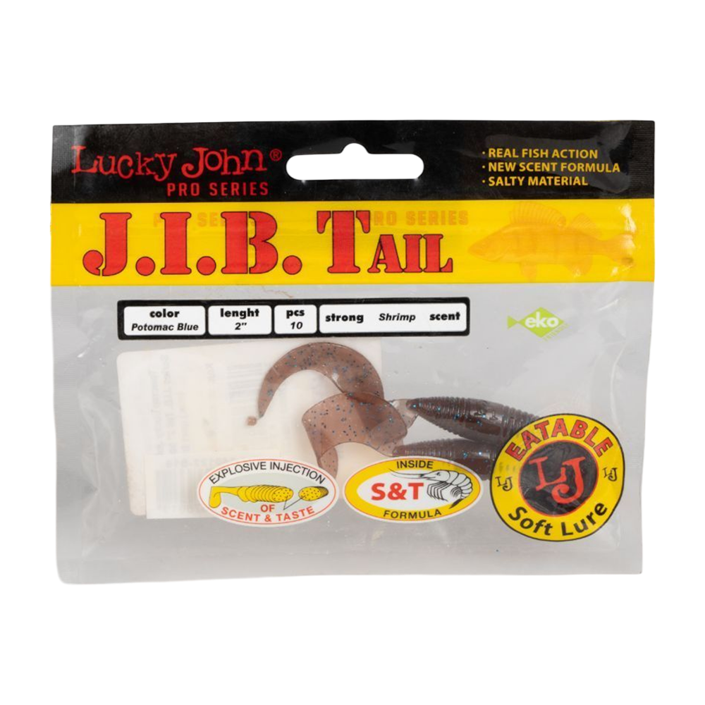 Твистер Lucky John PRO Series J.I.B. Tail 2" 50мм, (10шт. упак.) цвет S19. Фото №1 Твистер Lucky John PRO Series J.I.B. Tail 2" 50мм, (10шт. упак.) цвет S19. Фото №1