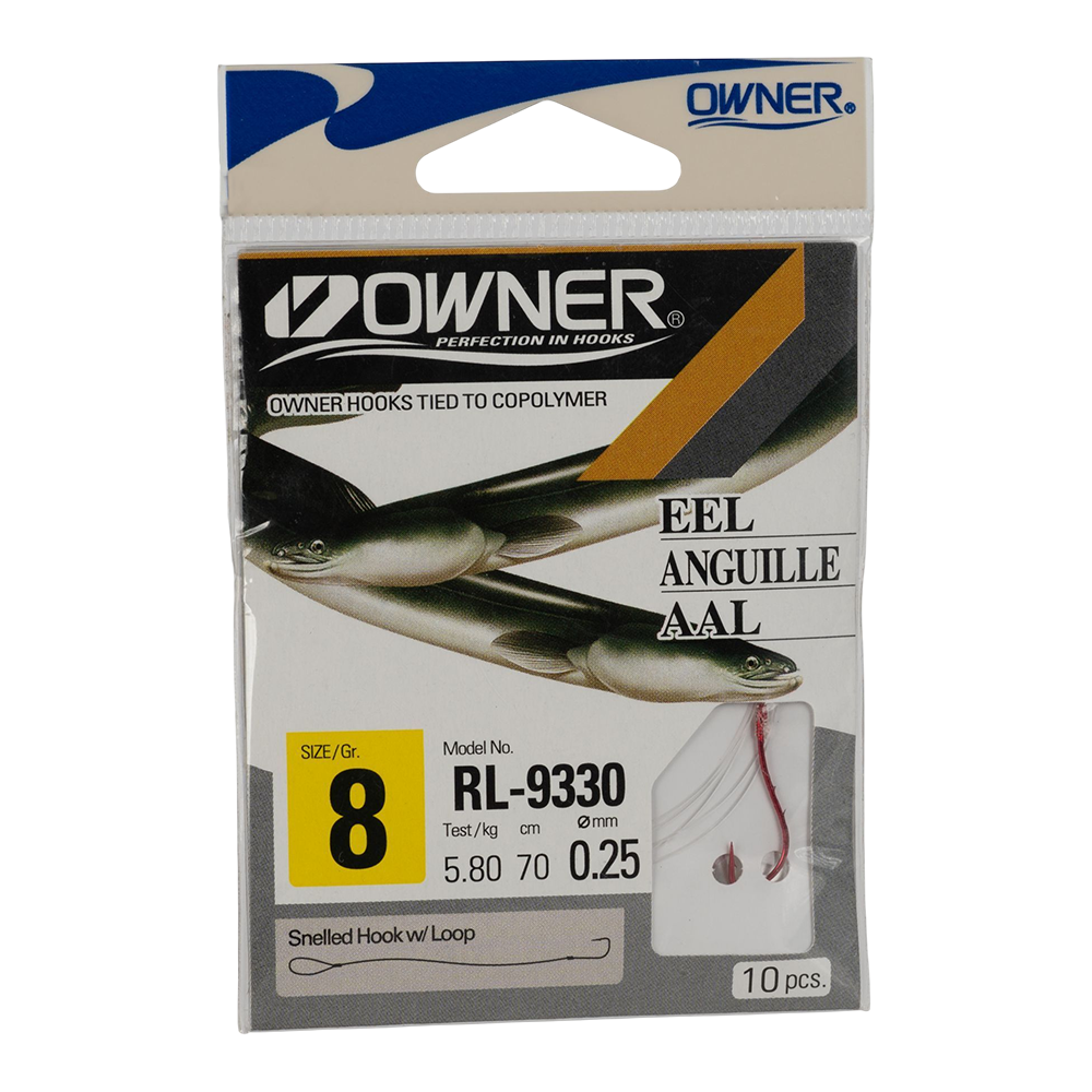 Крючок с поводком Owner RL-9330 08-0.25. Фото №1