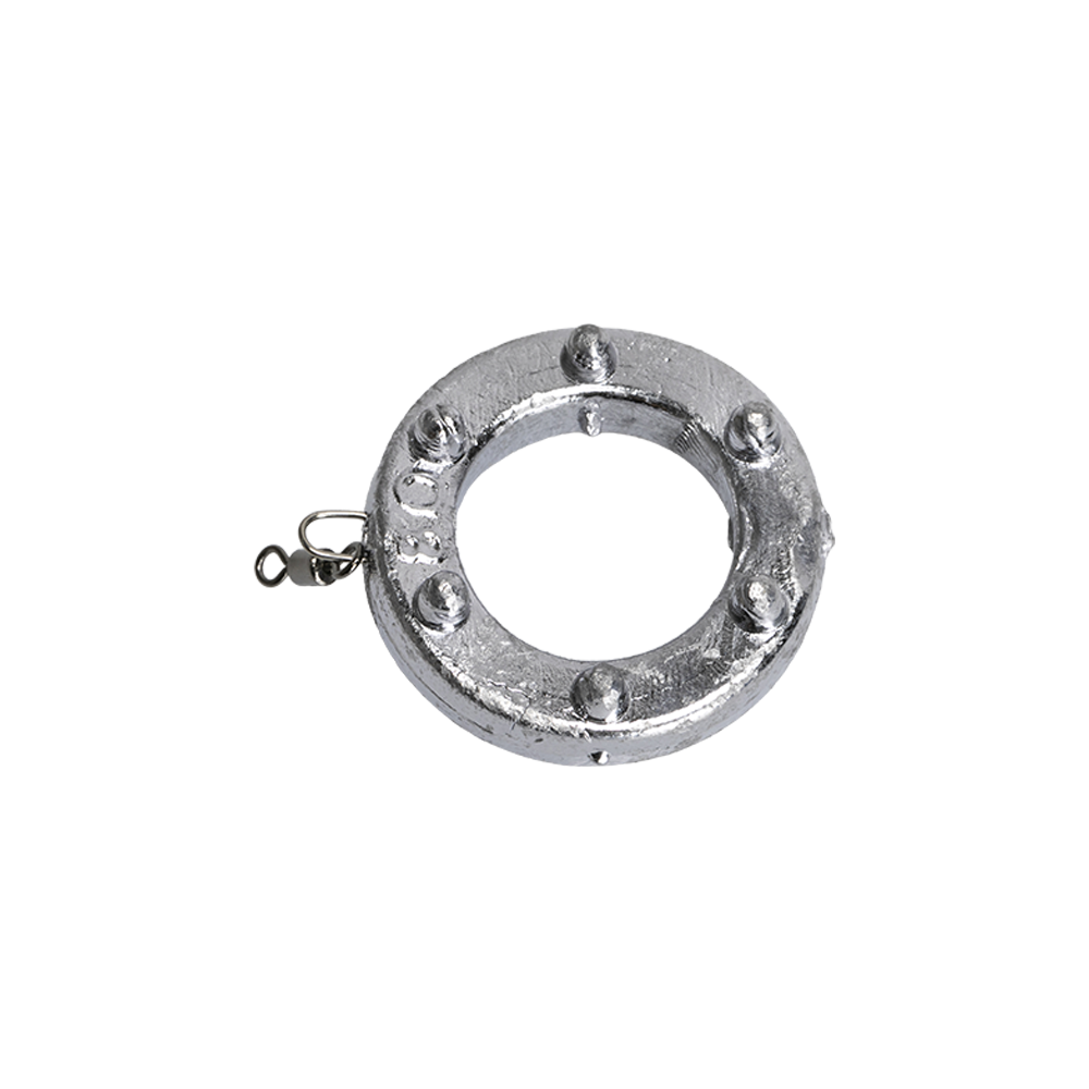 Груз "Кольцо" с шипами и ушком и вертлюгом 80гр. Фото №1