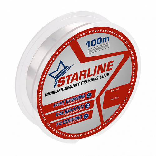Леска Монофильная IAM Starline 100m 0.405 прозрачная. Фото №1