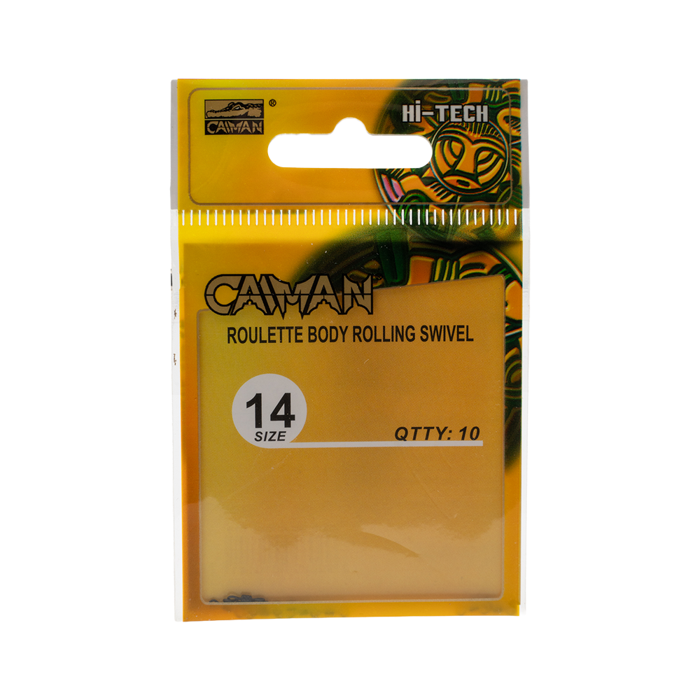 Вертлюг Caiman 60001 №14 (10шт/уп). Фото №1