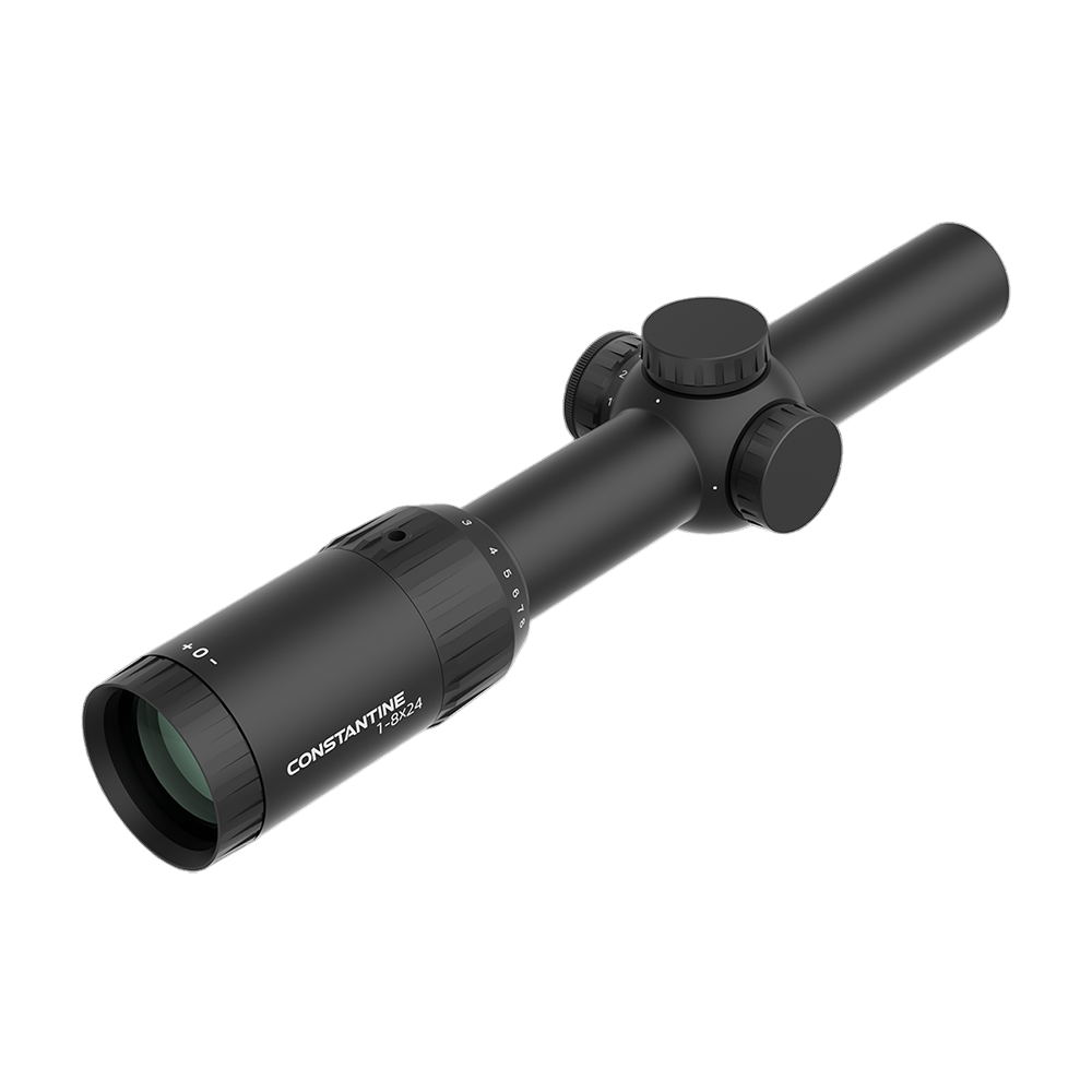 Прицел Vector Optics Constantine 1-8x24 RAR FFP, VCO-1 MIL, подсв. красная, 30мм, поправки 0.1 MIL. Фото №1