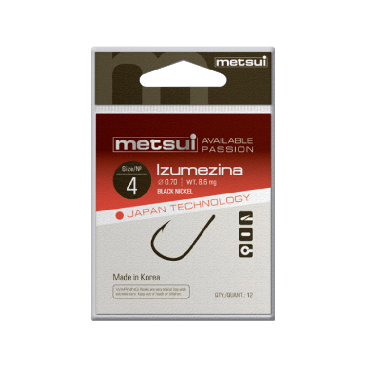 Крючки metsui IZUMEZINA цвет bln, размер № 4, в уп. 12 шт.. Фото №2