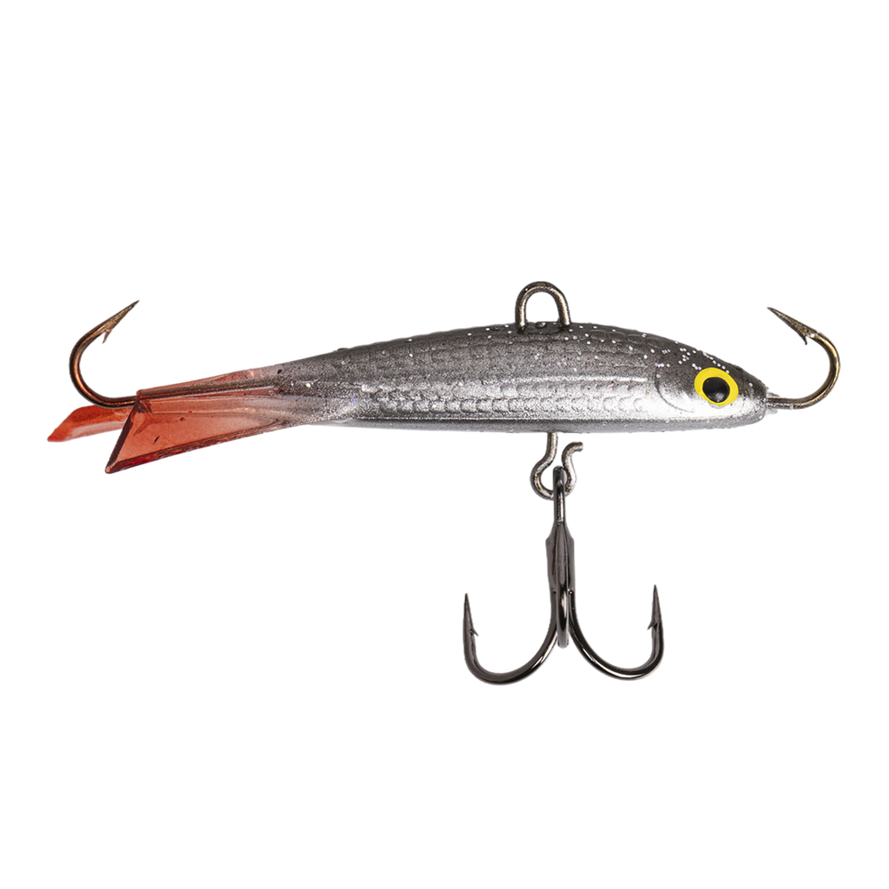 Балансир Kuusamo Tasapaino X-PRO 50мм, 6гр, цвет (RB/BL/S-S) с тройником. Фото №1