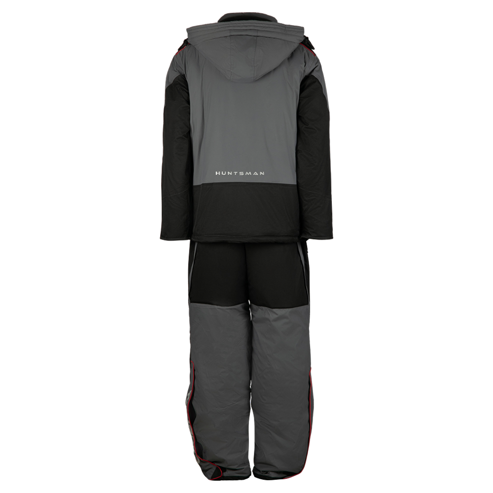 Костюм Huntsman Siberia цвет Серый/Черный ткань Breathable р. 56-58/170-176. Фото №5