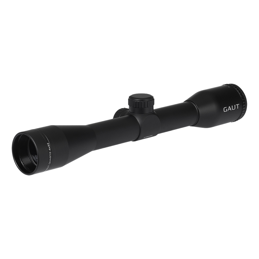 Прицел Gaut Quartz 4x32, сетка 3 (Mil-Dot) нить, без подсветки, 25.4мм, поправки 1/4 МОА. Фото №2