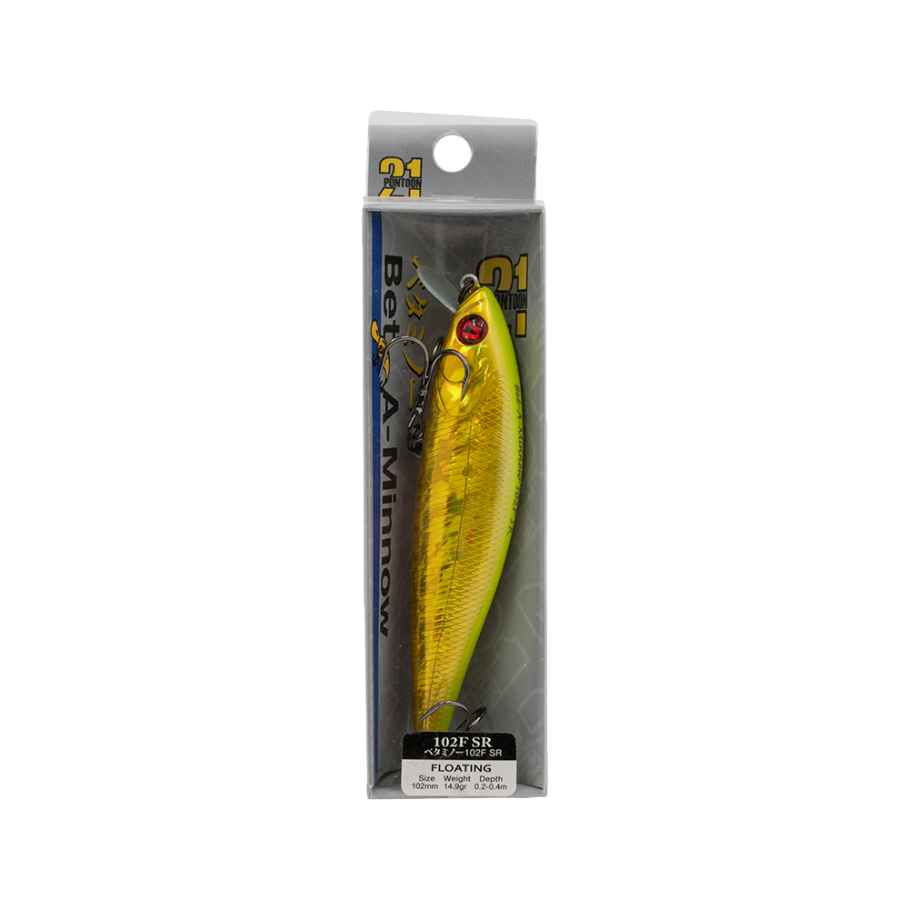 Воблер Pontoon21, Bet-A-Minnow 102F-SR, 102мм, 14.9 гр., 0.2-0.4 м. (P21-BAM-102F-SR-A63). Фото №1 Воблер Pontoon21, Bet-A-Minnow 102F-SR, 102мм, 14.9 гр., 0.2-0.4 м. (P21-BAM-102F-SR-A63). Фото №1