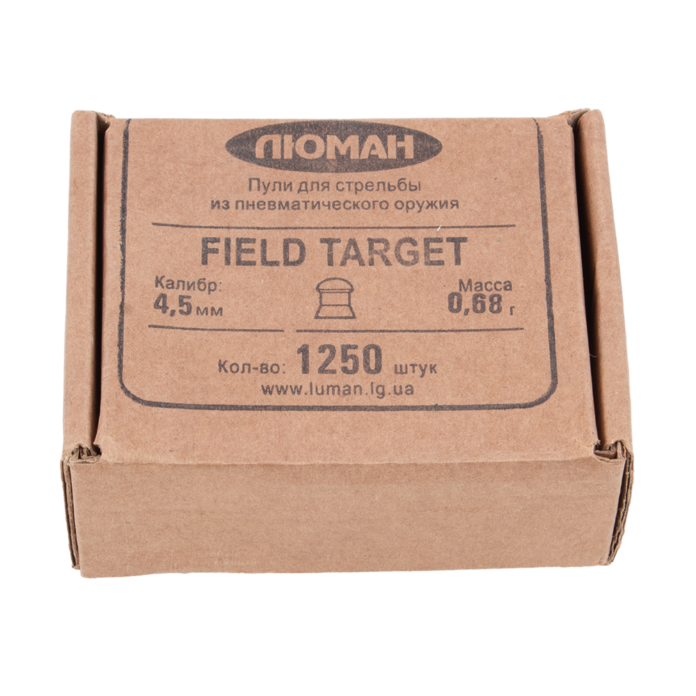 Пуля пневматическая "Field Target", 0,68 г. 4,5 мм. (1250 шт.) (16 в упаковке). Фото №1