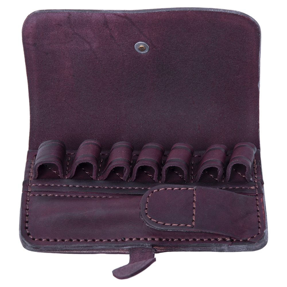 Подсумок поясной для сигнального пускового устройства и патронов Хольстер 25 лет/ кожа. Фото №2