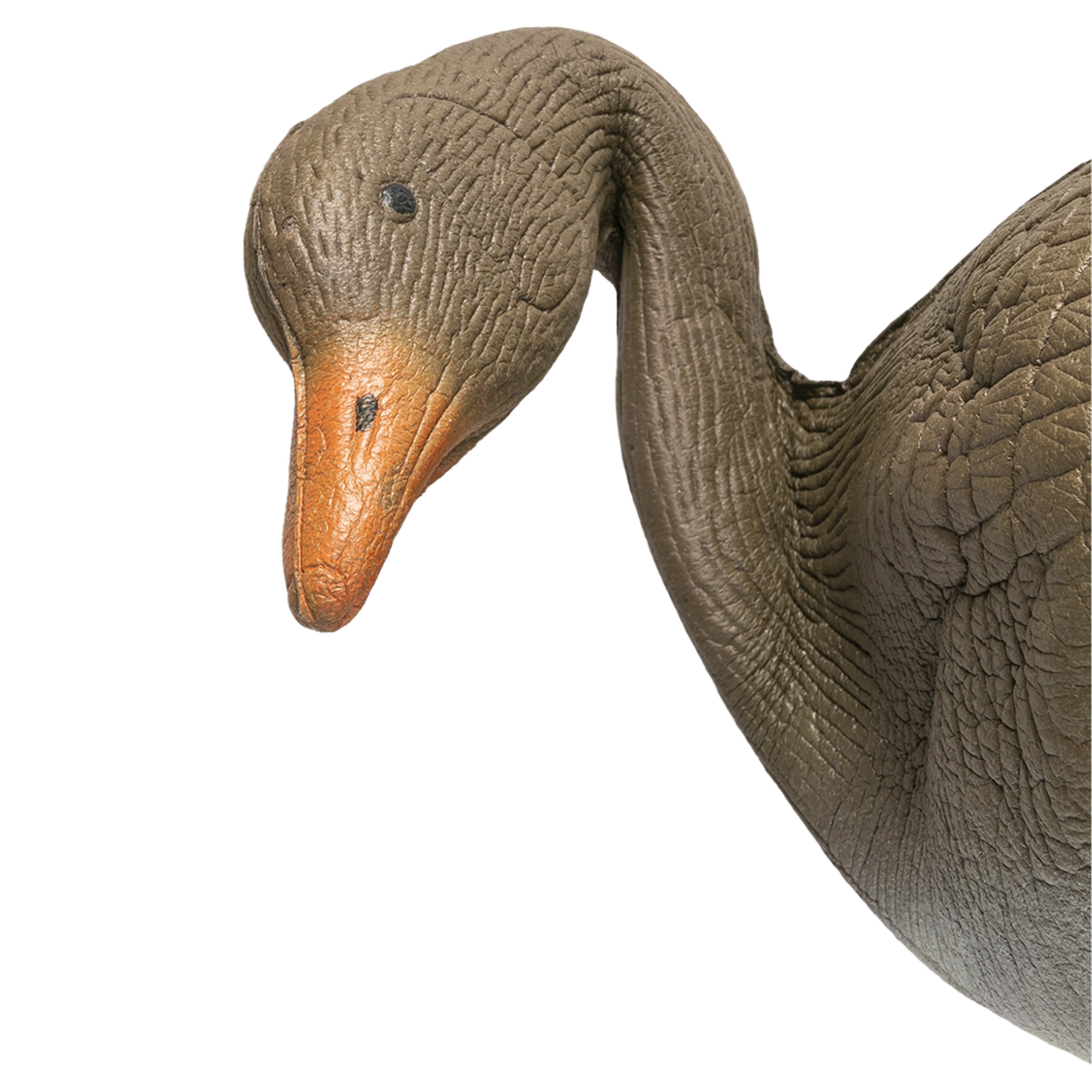 Муляж Гусь гуменник, отдыхающий, вид-2 (прямосмотрящий) (надувной). Фото №3