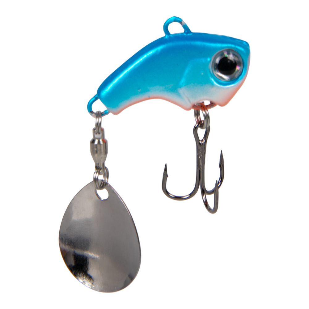 Тейл-спиннер Fish Hawk VIBEZ 21гр, цвет 07 голуб. Фото №2