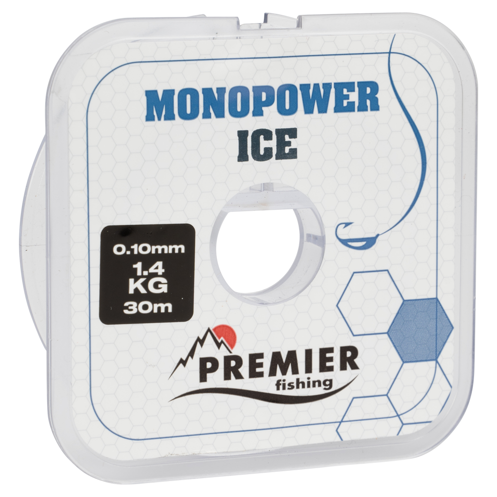 Леска MONOPOWER ICE 0,10mm/30m Clear Nylon PREMIER fishing (PR-MI-T-010-30). Фото №1 Леска MONOPOWER ICE 0,10mm/30m Clear Nylon PREMIER fishing (PR-MI-T-010-30). Фото №1