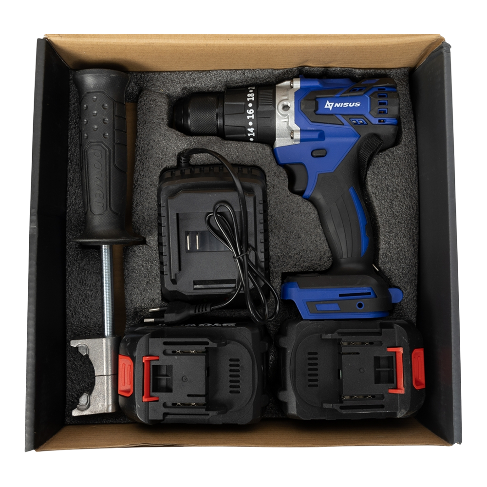 Шуруповерт-электробур 21V 6A (N-CJ-1001) Nisus. Фото №5 Шуруповерт-электробур 21V 6A (N-CJ-1001) Nisus. Фото №5