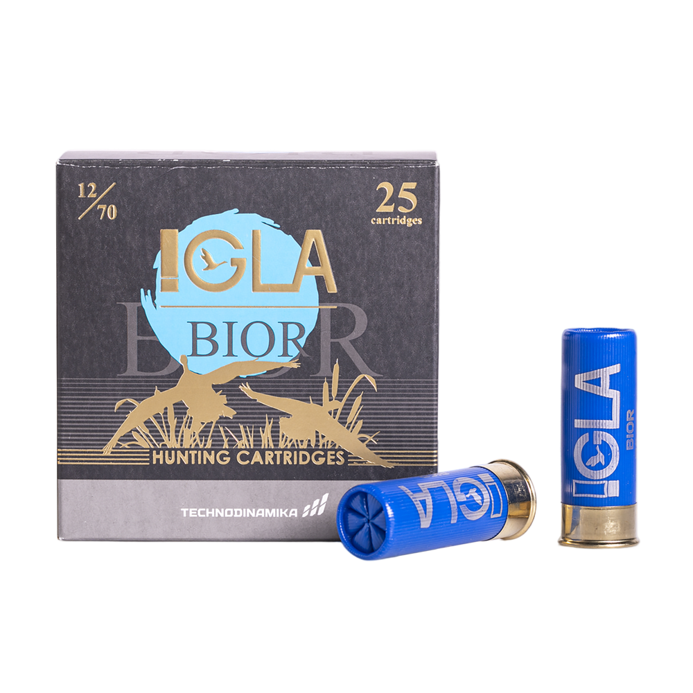 Патрон "Игла-Биор" 12/70 №4 32 гр. (пачка 25шт, короб., 250). Фото №1 Патрон "Игла-Биор" 12/70 №4 32 гр. (пачка 25шт, короб., 250). Фото №1