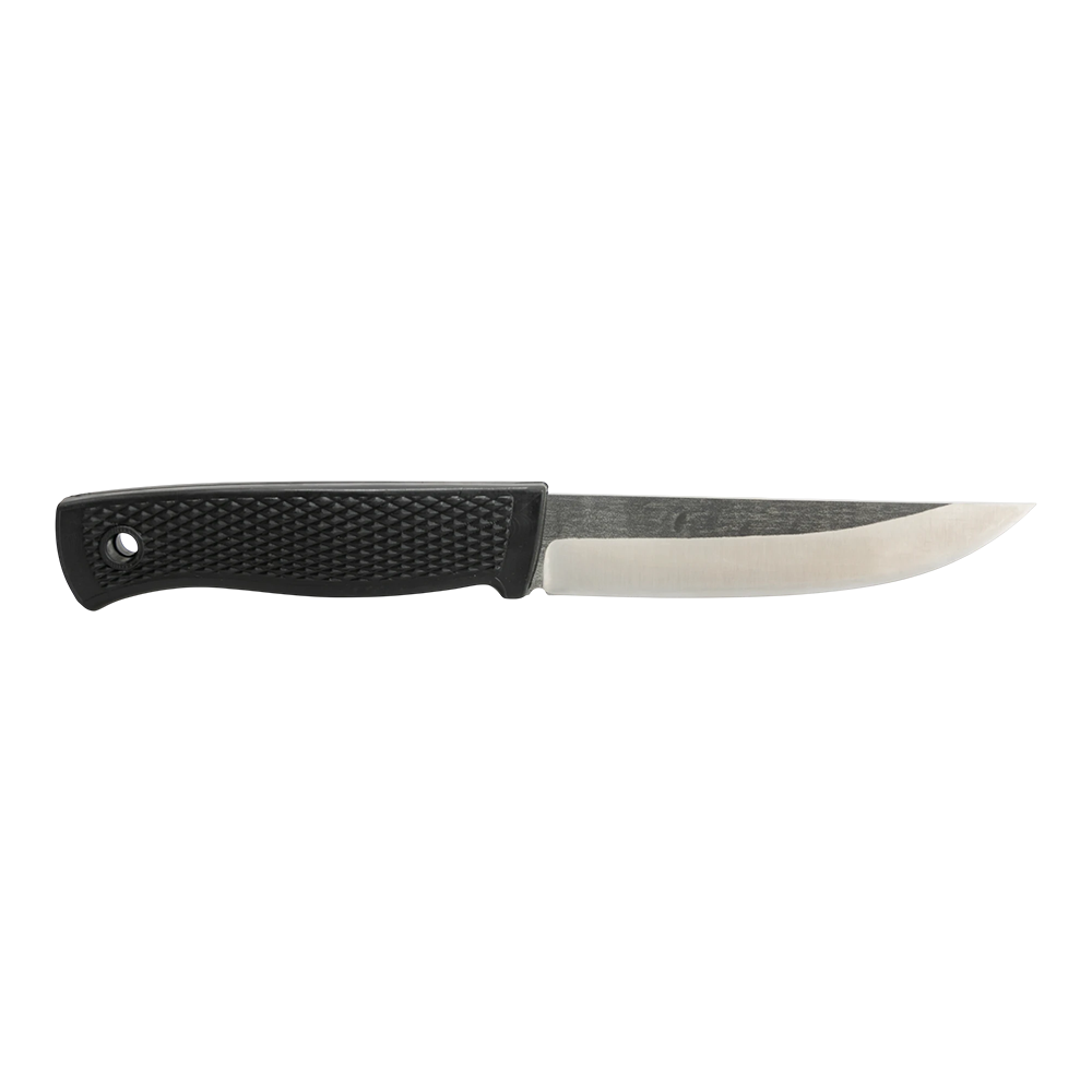 Нож Ястреб, клинок Х12МФ, след ковки, рукоять Elastron (черный). Фото №4