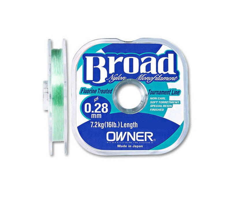 Леска Owner Broad 25м 0,28мм. Фото №1 Леска Owner Broad 25м 0,28мм. Фото №1