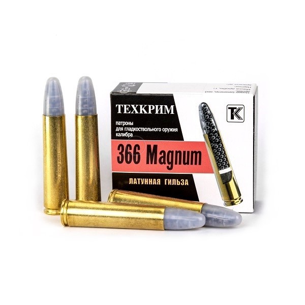 Патрон дробовой Техкрим 366ТКМ дробь №7 МАГНУМ (в упаковке 10шт.) (в коробке 360 шт.). Фото №1 Патрон дробовой Техкрим 366ТКМ дробь №7 МАГНУМ (в упаковке 10шт.) (в коробке 360 шт.). Фото №1