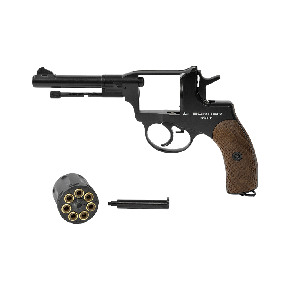 Пистолет пневматический BORNER NGT-P Black, калибр 4,5 мм/pellets. Фото №13