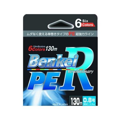 Шнур плет. Benkei PE Revolutionary, 6color, 130m, 12.6kg, №2. Фото №1