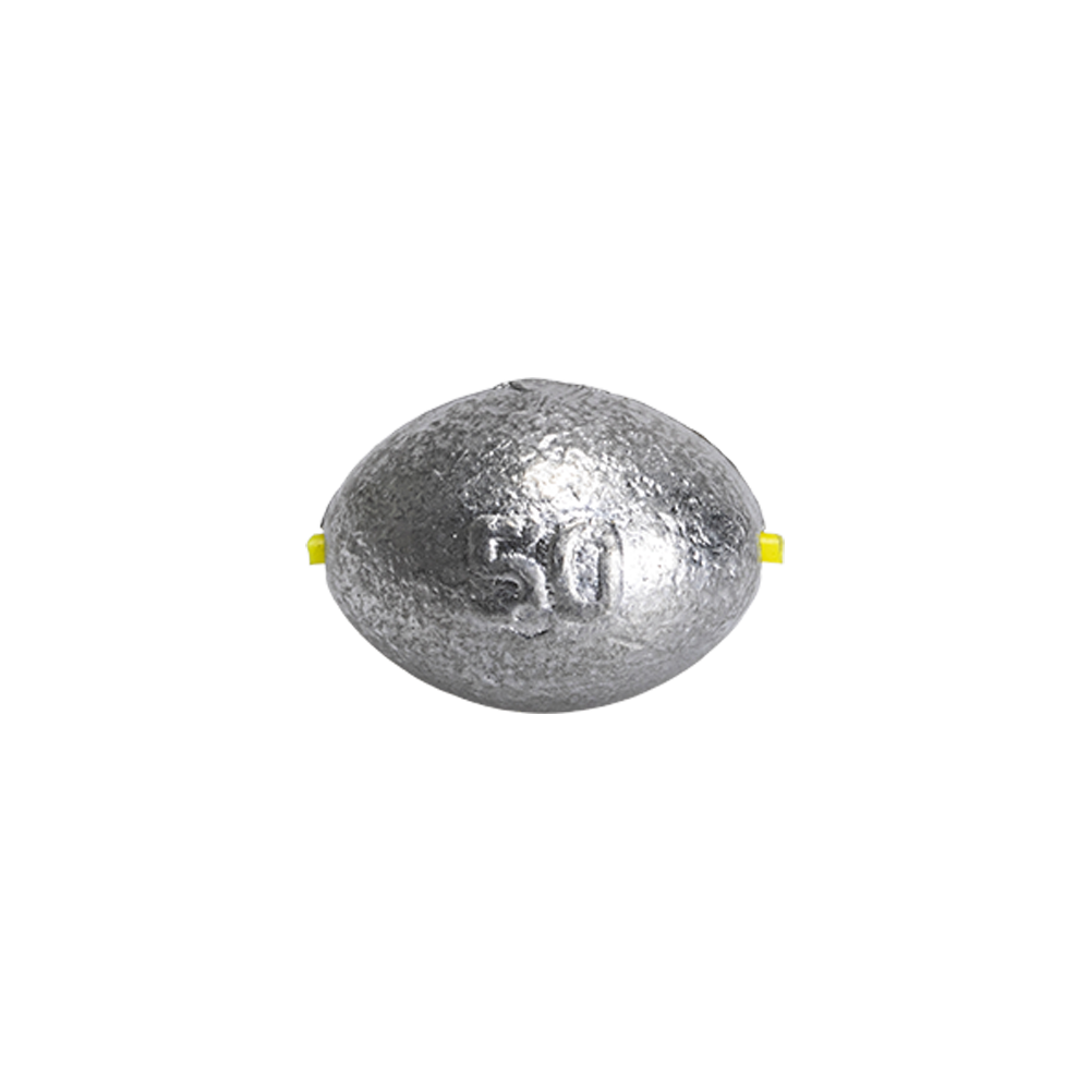 Груз "Оливка" скользящая с кембриком 50гр. Фото №1