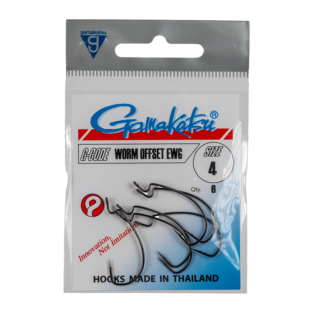 Крючок GAMAKATSU Worm Offset Ewg NS №4 . Фото №1 Крючок GAMAKATSU Worm Offset Ewg NS №4 . Фото №1