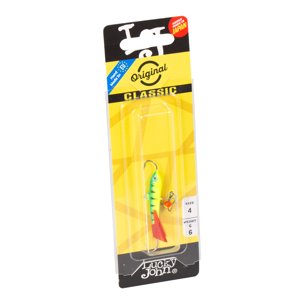 Балансир Lucky John CLASSIC 40мм, 6гр, цвет (36RT) с тройником. Фото №1 Балансир Lucky John CLASSIC 40мм, 6гр, цвет (36RT) с тройником. Фото №1