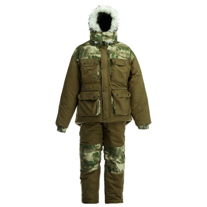 Костюм "Полярник-400" хаки, серый (54). Фото №1