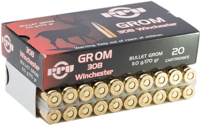 Патрон нарезной PARTIZAN PPU калибр 308 WIN GROM SP 11,00 гр. (в пачке 20 шт.). Фото №3