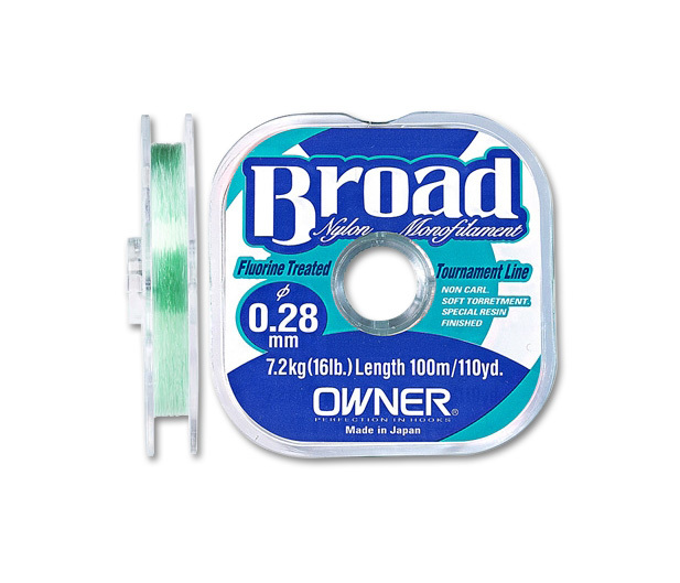 Леска Owner Broad Game SP 100м 0,28мм (олива). Фото №1