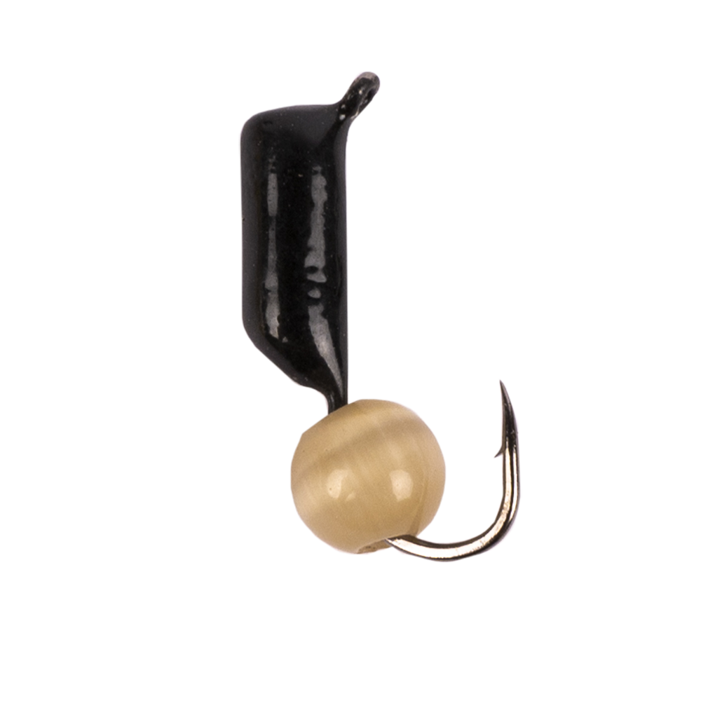 Мормышка вольфрамовая Trye Weight черная "Гвоздешарик" d2,0мм кошачий глаз, кофейный (10шт). Фото №1 Мормышка вольфрамовая Trye Weight черная "Гвоздешарик" d2,0мм кошачий глаз, кофейный (10шт). Фото №1