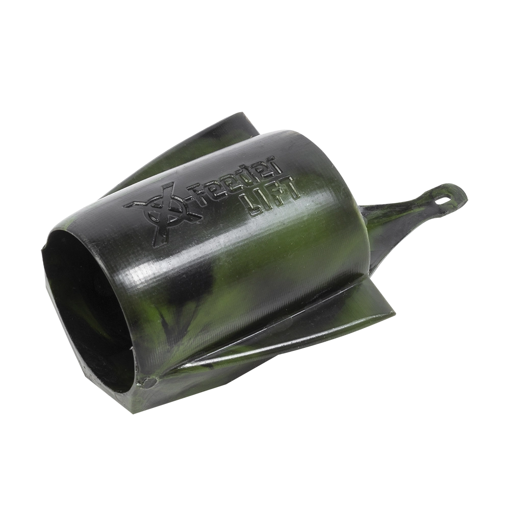 Груз-кормушка пластиковая X-FEEDER PL CAMO LIFT M 100 г (40 мл, цвет камо, сплошная с крыльями). Фото №2 Груз-кормушка пластиковая X-FEEDER PL CAMO LIFT M 100 г (40 мл, цвет камо, сплошная с крыльями). Фото №2