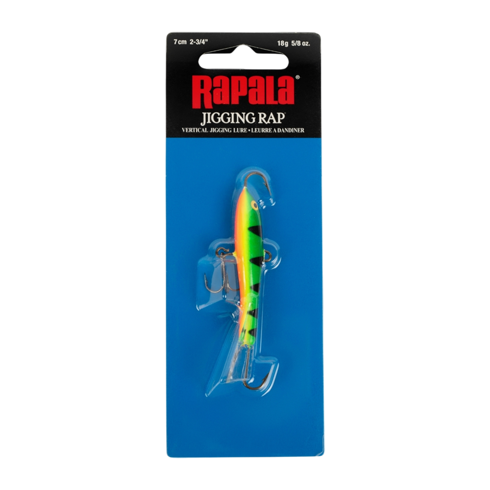 Балансир Rapala Jigging Rap 70мм, 18гр, цвет (GLP) с тройником. Фото №1 Балансир Rapala Jigging Rap 70мм, 18гр, цвет (GLP) с тройником. Фото №1