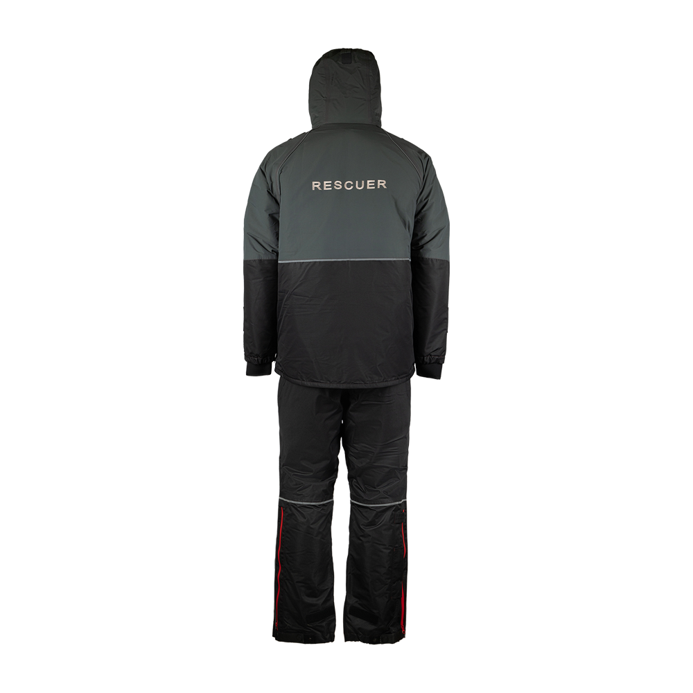 Костюм-поплавок мужской зимний "Rescuer VII comfort", hardguard, серый р. 50-52/176. Фото №4 Костюм-поплавок мужской зимний "Rescuer VII comfort", hardguard, серый р. 50-52/176. Фото №4