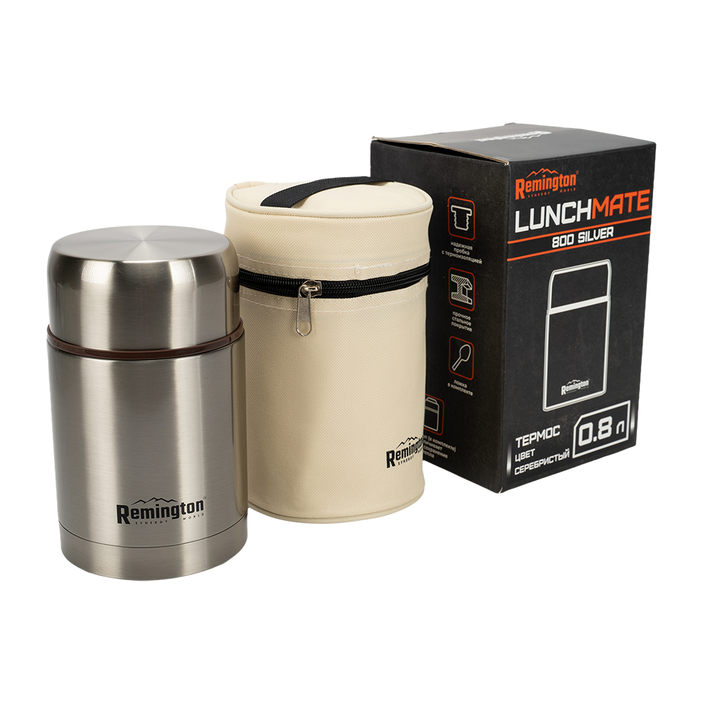 Термос Remington LunchMate 800 Silver для еды, термочех. лож. 800 мл. Фото №7